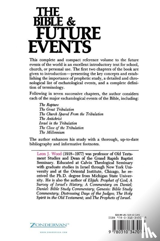 Wood, Leon J. - The Bible and Future Events