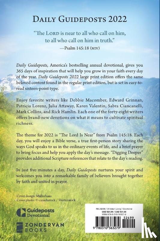 Guideposts - Daily Guideposts 2022 Large Print