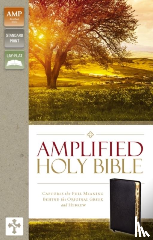 Zondervan - Amplified Holy Bible, Bonded Leather, Black, Thumb Indexed