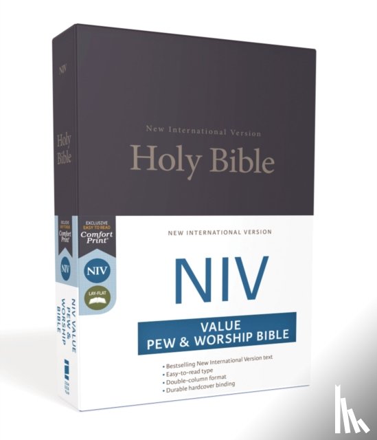 Zondervan - NIV, Value Pew and Worship Bible, Hardcover, Black