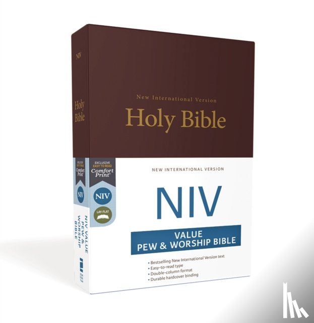 Zondervan - NIV, Value Pew and Worship Bible, Hardcover, Black