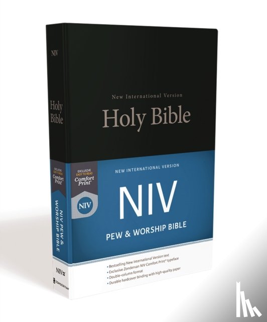 Zondervan - NIV, Pew and Worship Bible, Hardcover, Black