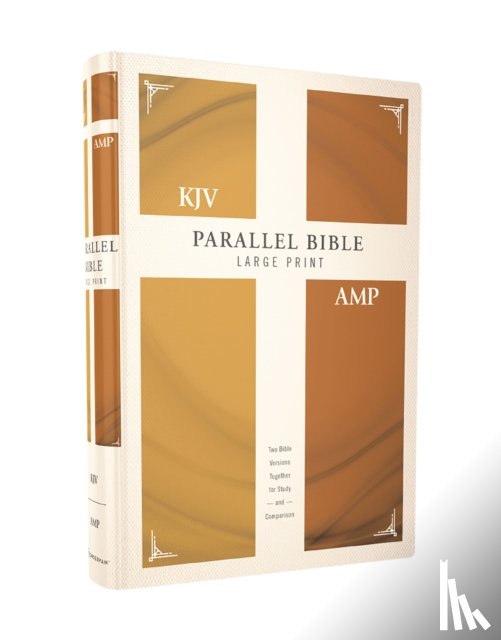 Zondervan - KJV, Amplified, Parallel Bible, Large Print, Hardcover, Red Letter