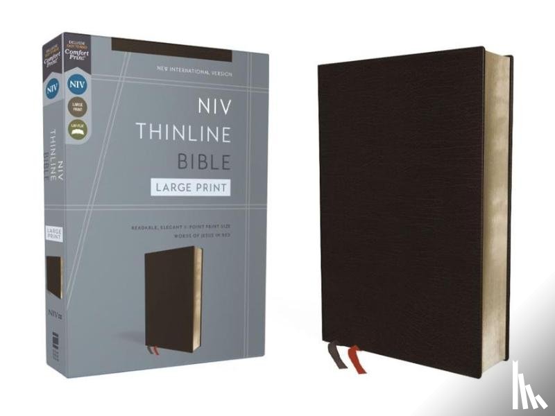 Zondervan - NIV THINLINE BIBLE LP BOND BLA