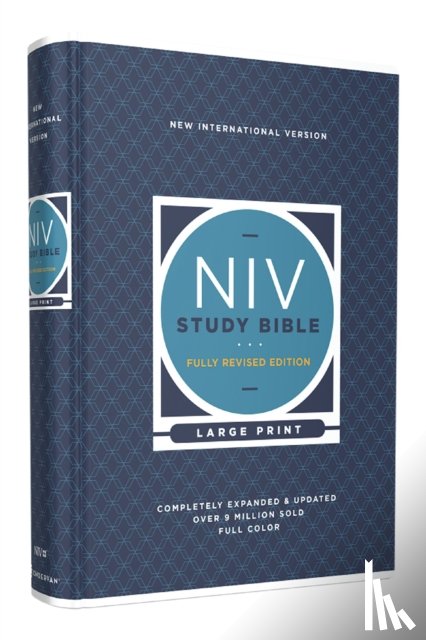 Zondervan, Zondervan - NIV Study Bible, Fully Revised Edition (Study Deeply. Believe Wholeheartedly.), Large Print, Hardcover, Red Letter, Comfort Print