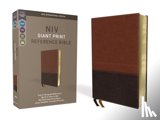 Zondervan - NIV REF BIBLE GP IMIT BROWN RL