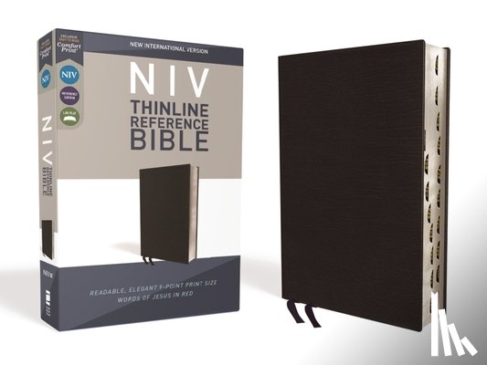 Zondervan - Zondervan: NIV, Thinline Reference Bible, Bonded Leather, Bl