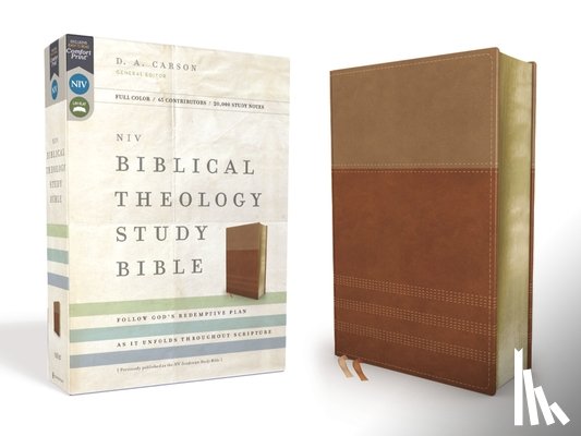 Carson, D. A. - NIV, Biblical Theology Study Bible, Imitation Leather, Tan/Brown, Comfort Print: Follow God's Redemptive Plan as It Unfolds Throughout Scripture
