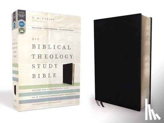 Carson, D. A. - NIV, Biblical Theology Study Bible, Bonded Leather, Black, Comfort Print: Follow God's Redemptive Plan as It Unfolds Throughout Scripture