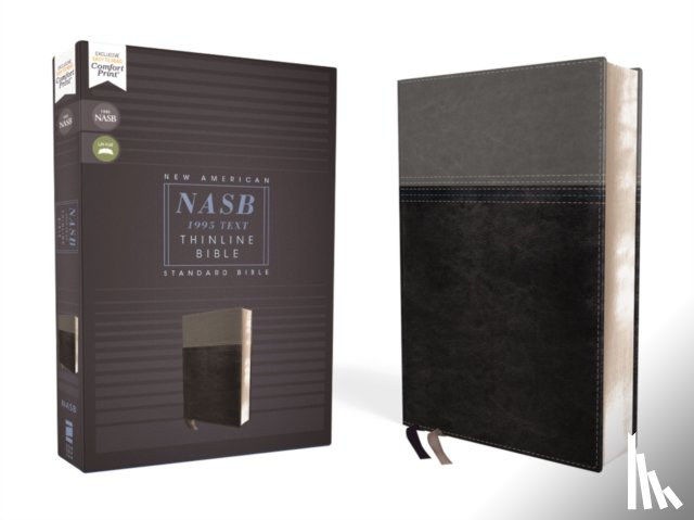 Zondervan - NASB, Thinline Bible, Leathersoft, Black, Red Letter, 1995 Text, Comfort Print