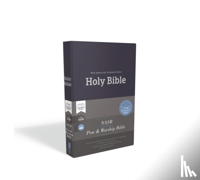 Zondervan - NASB, Church Bible (Pew Bible), Hardcover, Blue, 1995 Text, Comfort Print