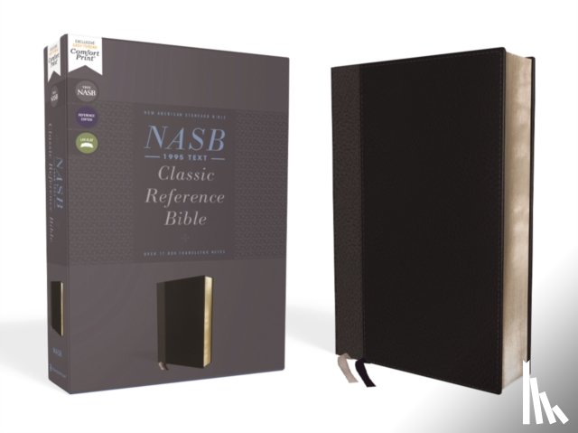 Zondervan - NASB, Classic Reference Bible, Leathersoft, Black, Red Letter, 1995 Text, Comfort Print