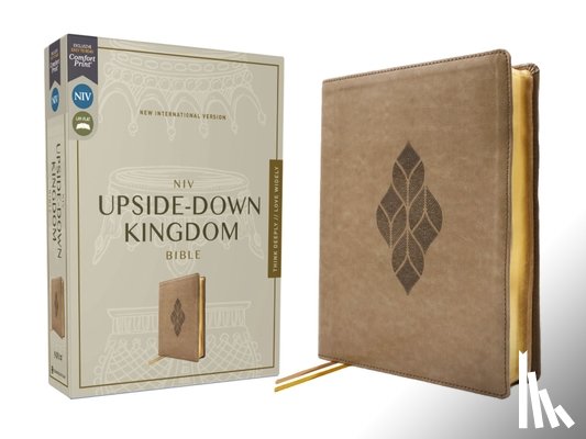 Sprinkle, Preston - Niv, Upside-Down Kingdom Bible, Leathersoft, Tan, Comfort Print: Think Deeply // Love Widely