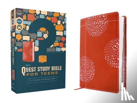 Christianity Today Intl - Niv, Quest Study Bible for Teens, Leathersoft, Coral, Comfort Print: The Question and Answer Bible