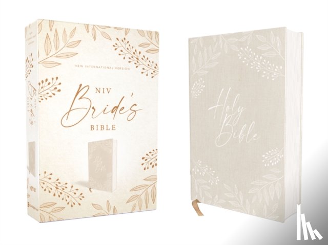 Zondervan, Zondervan - NIV, Bride's Bible, Cloth over Board, Cream, Red Letter, Comfort Print