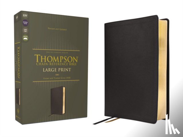 Thompson, Frank Charles - ESV, Thompson Chain-Reference Bible, Large Print, Leathersoft, Black, Red Letter