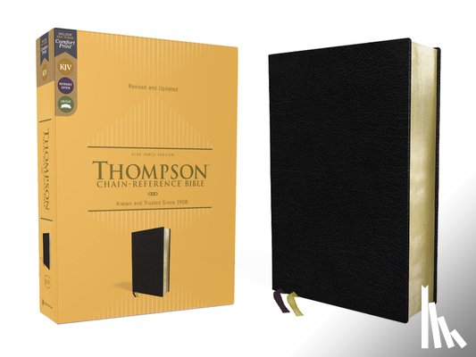 Thompson, Frank Charles - KJV, Thompson Chain-Reference Bible, European Bonded Leather, Black, Red Letter, Comfort Print