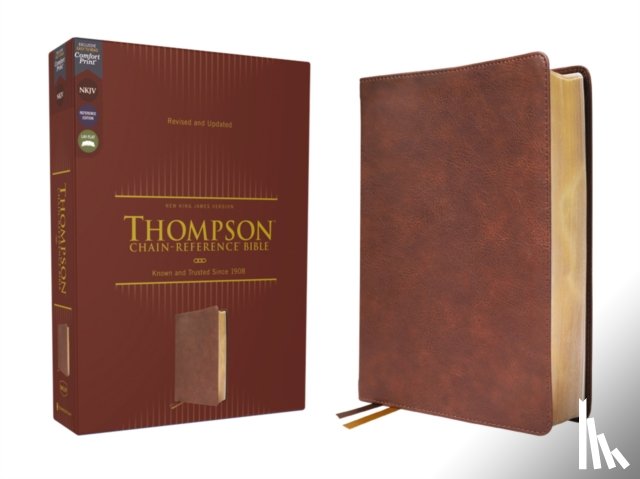 Thompson, Frank Charles - NKJV, Thompson Chain-Reference Bible, Leathersoft, Brown, Red Letter, Comfort Print