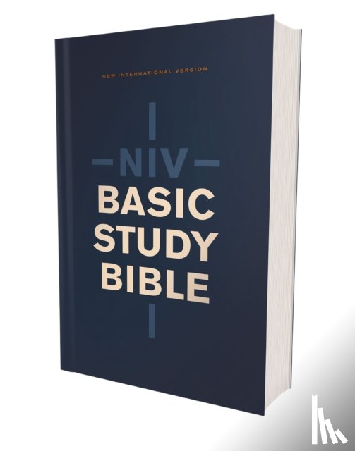 Zondervan, Zondervan - NIV, Basic Study Bible, Economy Edition, Paperback, Blue, Red Letter