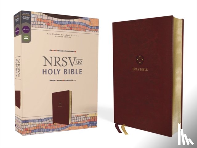 Zondervan - NRSVue, Holy Bible, Leathersoft, Burgundy, Comfort Print