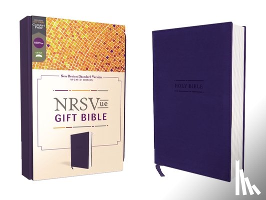 Zondervan - NRSVue, Gift Bible, Leathersoft, Blue, Comfort Print