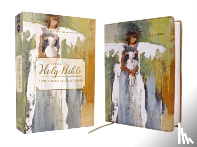  - NRSVue, Holy Bible, Anne Neilson Angel Art Series, Leathersoft, Multi-Color, Comfort Print