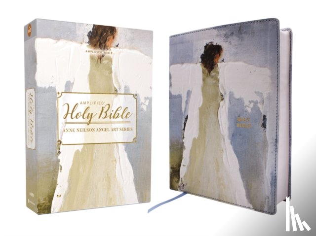  - Amplified Holy Bible, Anne Neilson Angel Art Series, Leathersoft, Blue