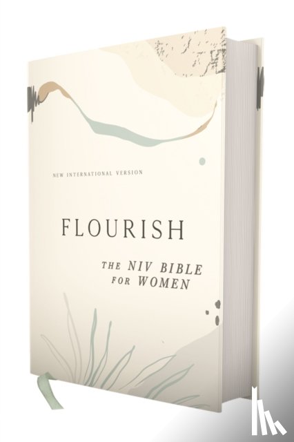 Zondervan, Zondervan - Flourish: The NIV Bible for Women, Hardcover, Multi-color/Cream, Comfort Print