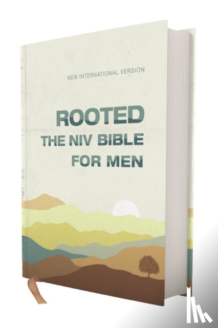 Zondervan, Zondervan - Rooted: The NIV Bible for Men, Hardcover, Cream, Comfort Print