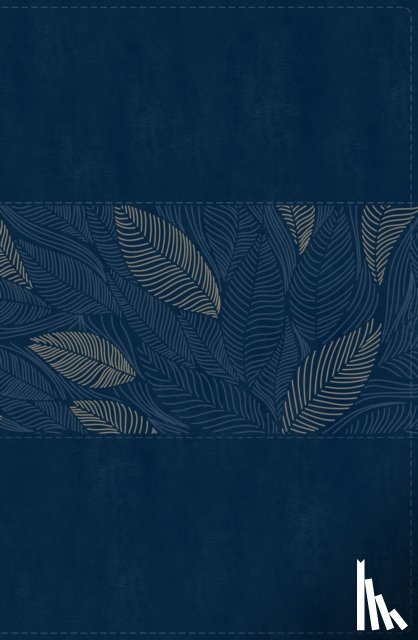 Zondervan - Niv, Thinline Bible, Compact, Leathersoft, Blue Floral, Red Letter, Comfort Print