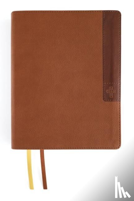 Zondervan - Niv, Journal the Word Bible (Perfect for Note-Taking), Large Print, Leathersoft, Brown, Red Letter, Comfort Print
