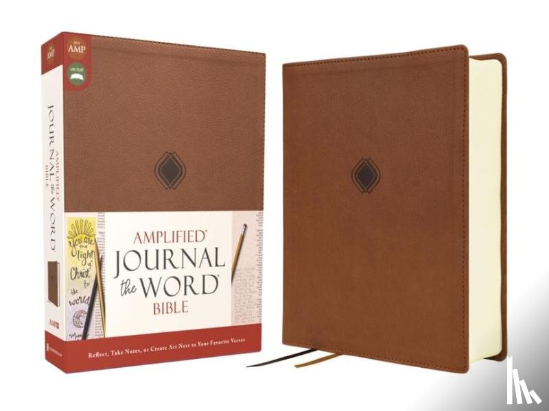 Zondervan - Amplified Journal the Word Bible, Leathersoft, Brown