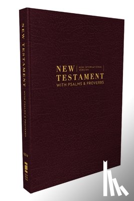 Zondervan - Niv, New Testament with Psalms and Proverbs, Pocket-Sized, Paperback, Burgundy, Comfort Print