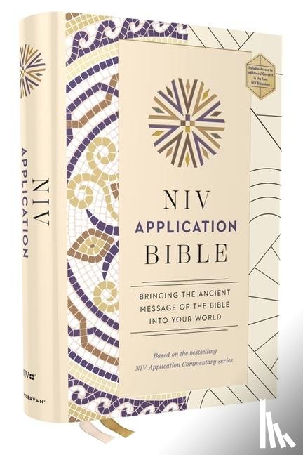 Zondervan, Zondervan - NIV Application Bible, Hardcover, Multi-Cream, Red Letter, Comfort Print