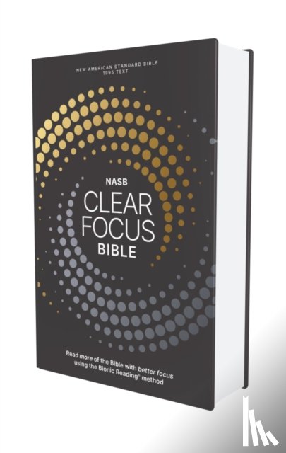Zondervan - NASB, Clear Focus Bible, Hardcover, Charcoal/Gold