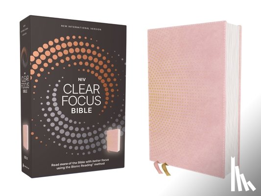 Zondervan - Niv, Clear Focus Bible, Leathersoft, Pink: Read More of the Bible with Better Focus