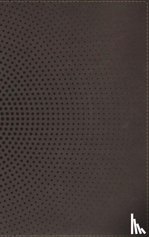Zondervan - NASB, Clear Focus Bible, Leathersoft, Charcoal Brown