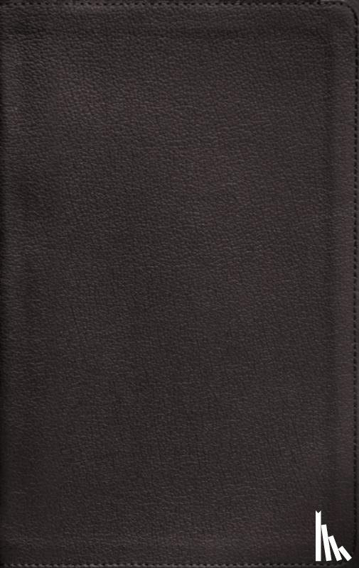 Zondervan - NASB, Personal Size Bible, Large Print, Genuine Leather, Calfskin, Black, Red Letter, 1995 Text, Thumb Indexed, Comfort Print