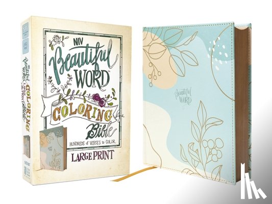 Zondervan, Zondervan - NIV, Beautiful Word Coloring Bible, Large Print, Leathersoft over Board, Teal