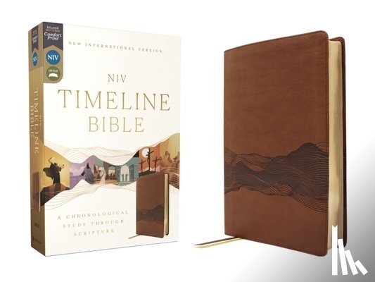 Kohlenberger III, John R. - NIV, Timeline Bible, Leathersoft, Brown, Red Letter, Comfort Print