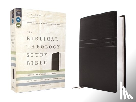 Carson, D. A. - Niv, Biblical Theology Study Bible (Trace the Themes of Scripture), Leathersoft, Black, Comfort Print: Follow God's Redemptive Plan as It Unfolds Thro