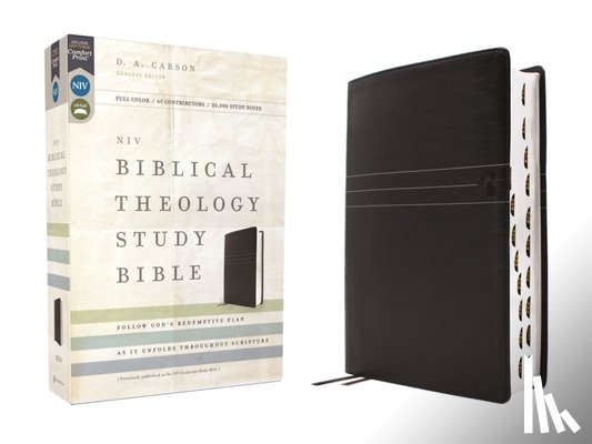 Carson, D. A. - Niv, Biblical Theology Study Bible (Trace the Themes of Scripture), Leathersoft, Black, Thumb Indexed, Comfort Print: Follow God's Redemptive Plan as