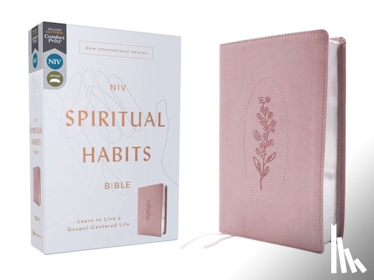 Carter, Joe - Niv, Spiritual Habits Bible, Leathersoft, Pink, Red Letter, Comfort Print: Learn to Live a Gospel-Centered Life