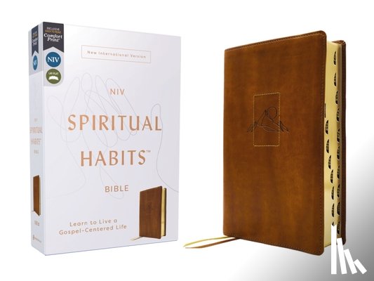Carter, Joe - Niv, Spiritual Habits Bible, Leathersoft, Tan, Red Letter, Thumb Indexed, Comfort Print: Learn to Live a Gospel-Centered Life