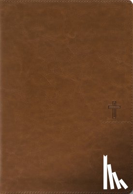 Zondervan - NASB, Thinline Bible, Giant Print, Leathersoft, Brown, Red Letter, 1995 Text, Comfort Print