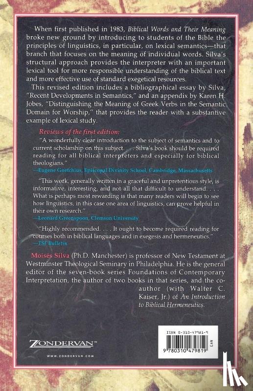 Silva, Moises - Biblical Words and Their Meaning