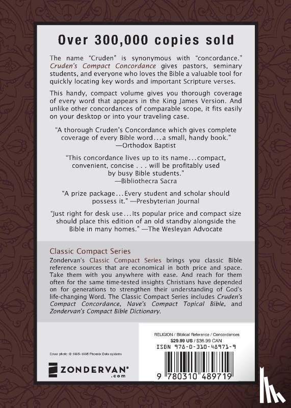 Cruden, Alexander - Cruden's Compact Concordance