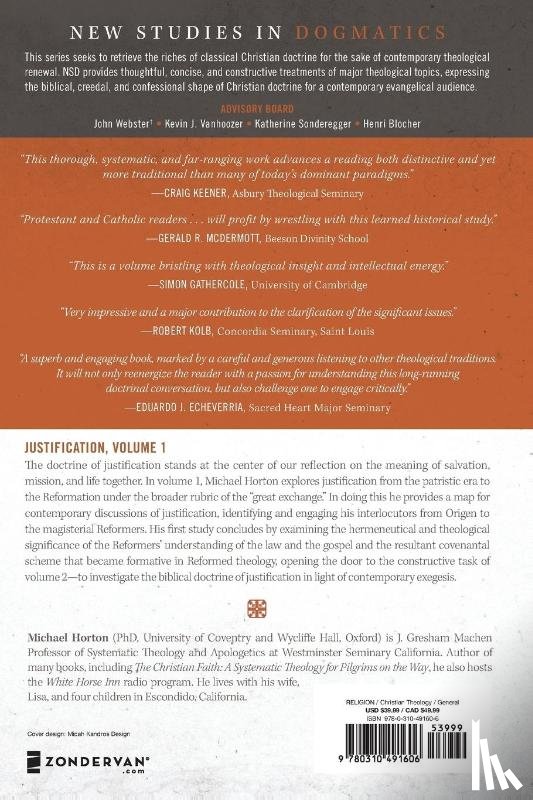 Horton, Michael - Justification, Volume 1