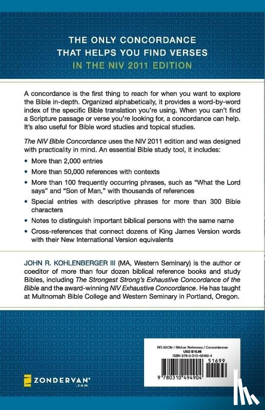 Kohlenberger III, John R. - NIV Bible Concordance