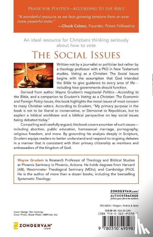 Grudem, Wayne A. - Voting as a Christian: The Social Issues